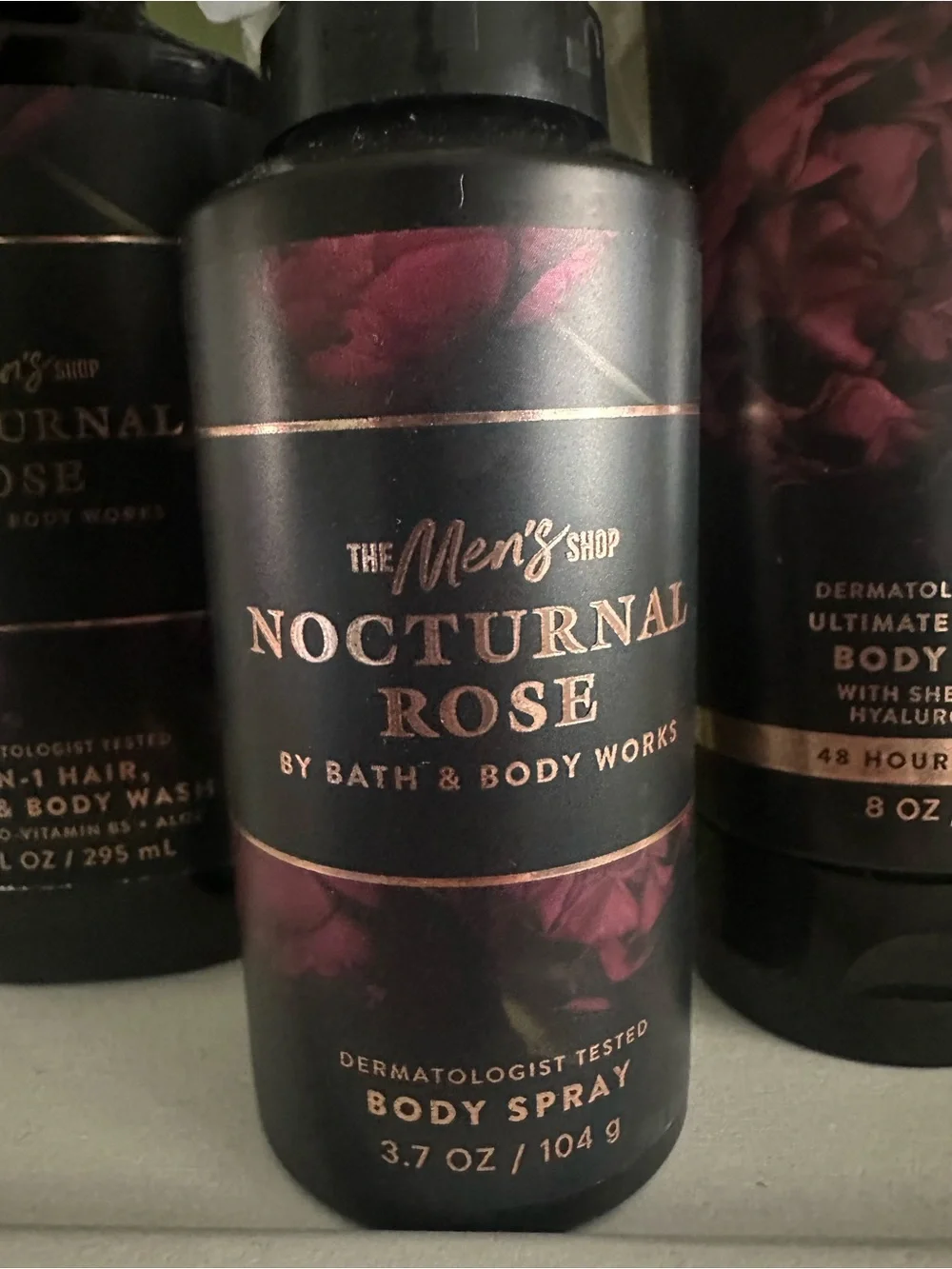 Bath & Body Works Nocturnal Rose Body Spray - Black & Deep Rose